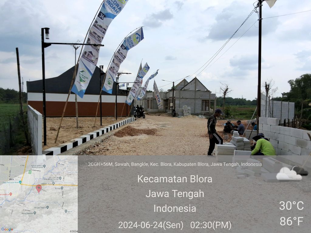 foto gerbang perumahan BLORA INDAH REGENCY