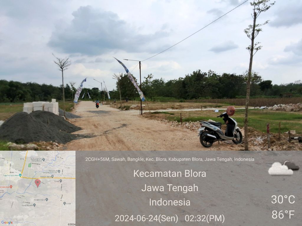 foto posisi tengah perumahan BLORA INDAH REGENCY