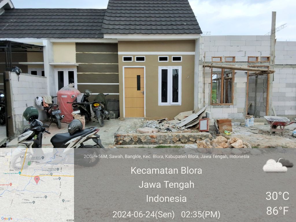 foto contoh rumah perumahan BLORA INDAH REGENCY