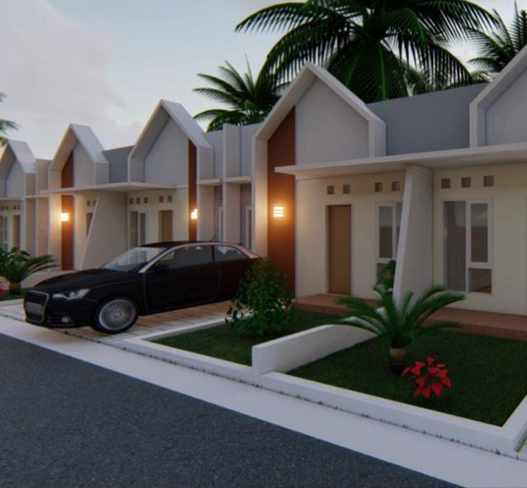 foto tampak rumah tipe 36 SUBSIDI perumahan NUSA INDAH TOWNHOUSE