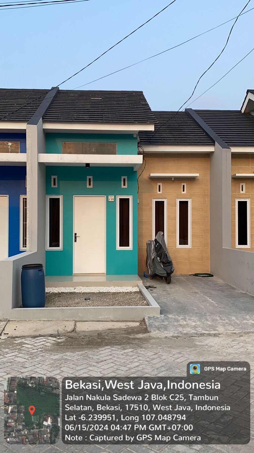 foto tampak rumah tipe 30/60 perumahan BTP RESIDENCE