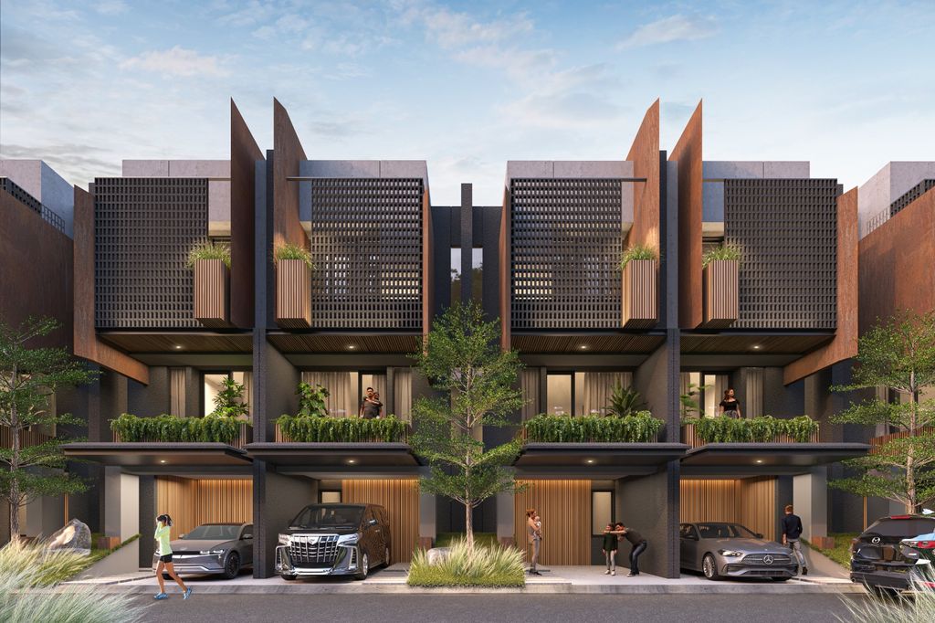 foto tampak rumah tipe 5 perumahan SOLITE