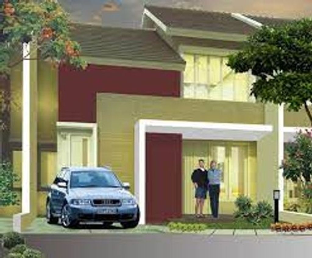 foto tampak rumah tipe PRIMROSE 45/146 perumahan Perumahan Galuh Mas