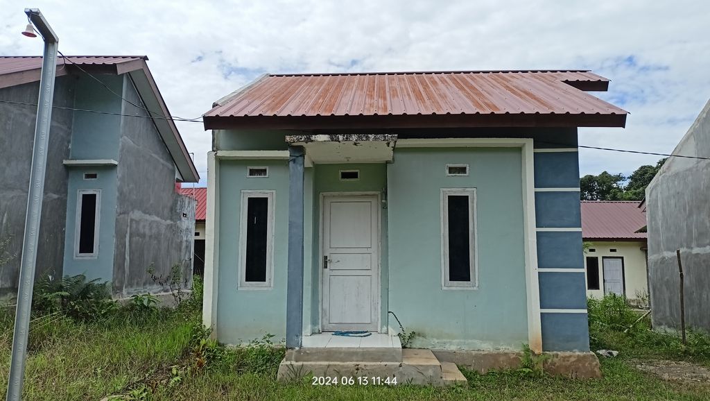 foto tampak rumah tipe 36 perumahan BUKIT TINOMU PERMAI 2