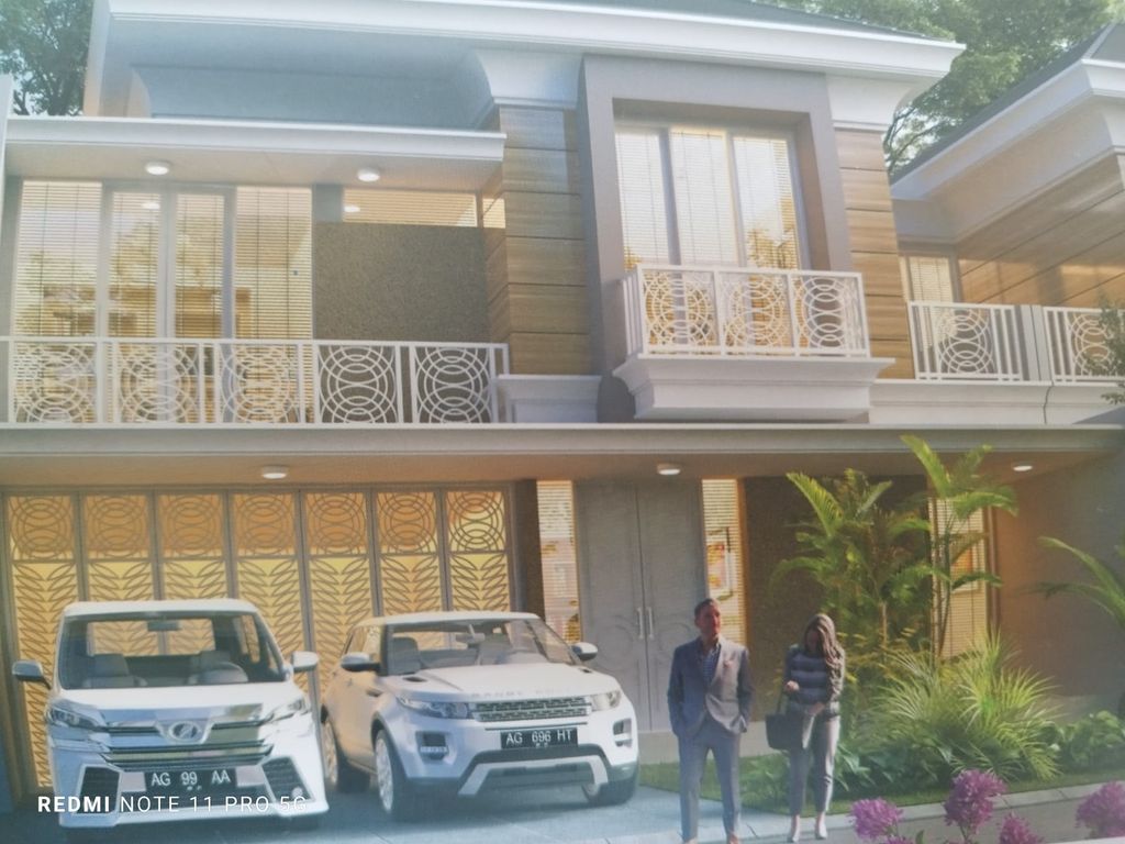 foto tampak rumah tipe MILAN perumahan GREENLAND TAHAP 3