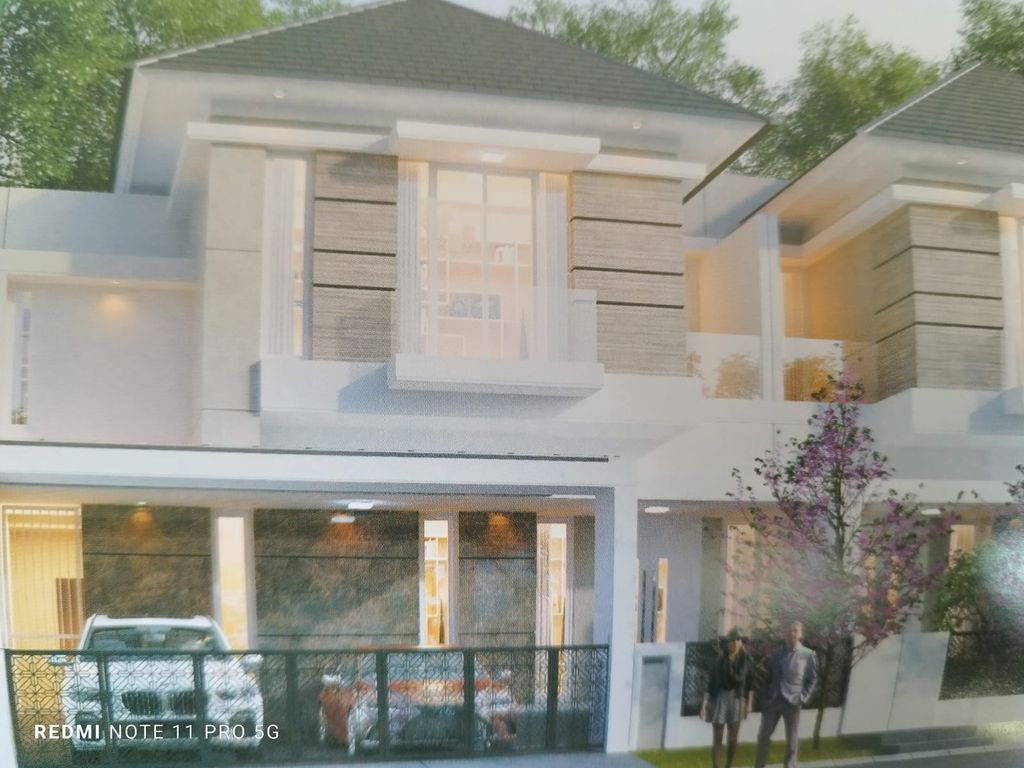 foto tampak rumah tipe LAQUEENZA perumahan GREENLAND TAHAP 3