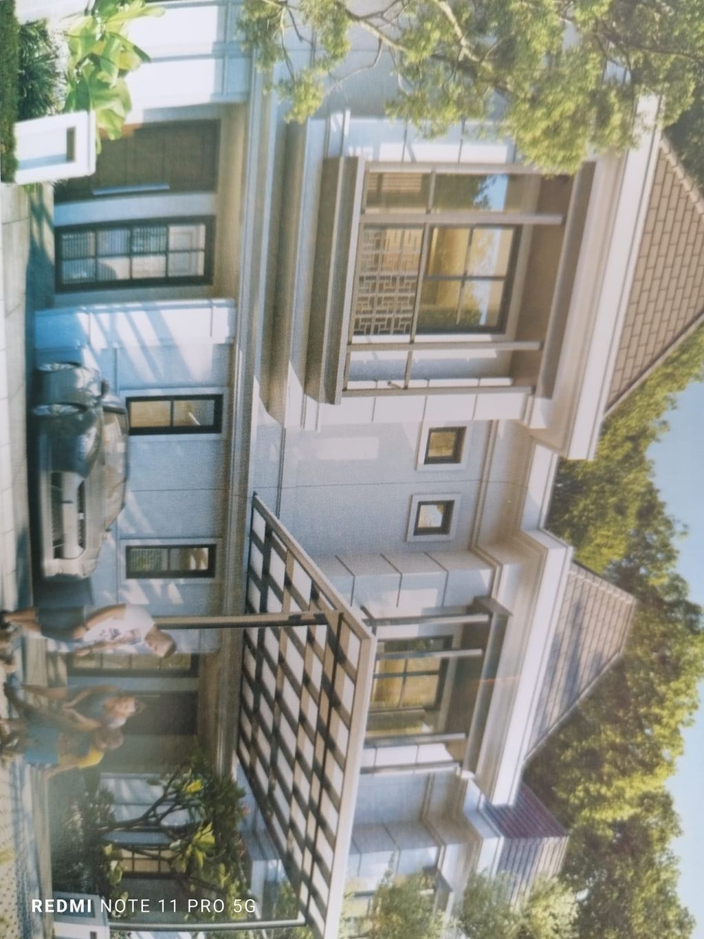 foto tampak rumah tipe BOTTEGA perumahan GREENLAND TAHAP 3