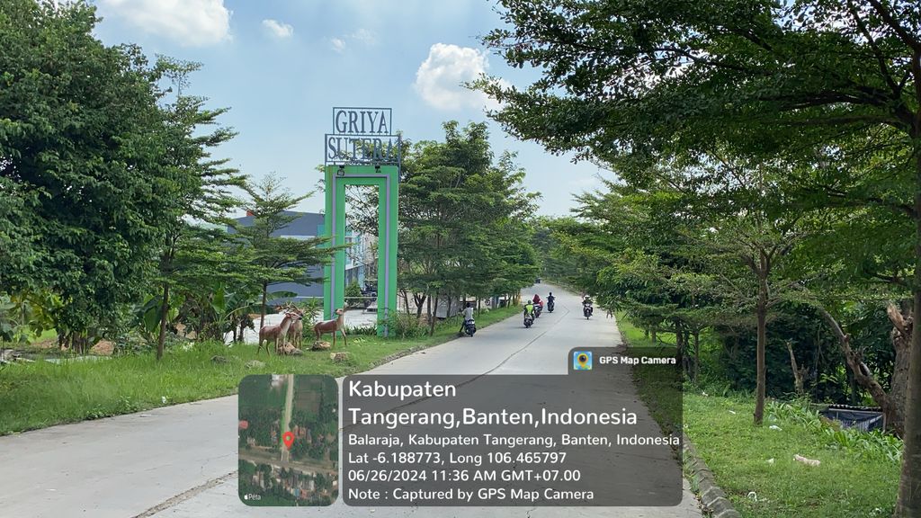 foto gerbang perumahan Griya Sutera Balaraja Tahap 3 New
