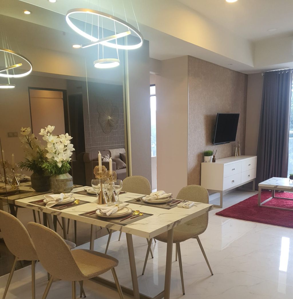 foto tampak rumah tipe 3 BR C perumahan TRANSPARK CIBUBUR TOWER C