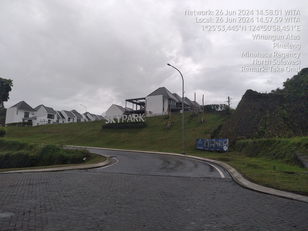 foto gerbang perumahan CITRALAND WINANGUN MANADO CLUSTER SKY PARK