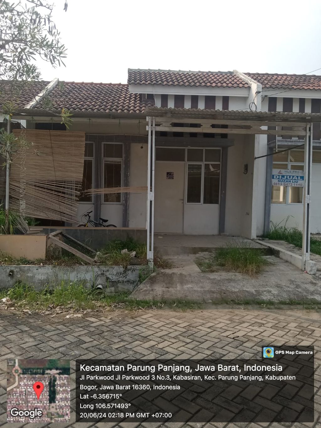 foto tampak rumah tipe PARKWOOD P05-32 perumahan FOREST HILL