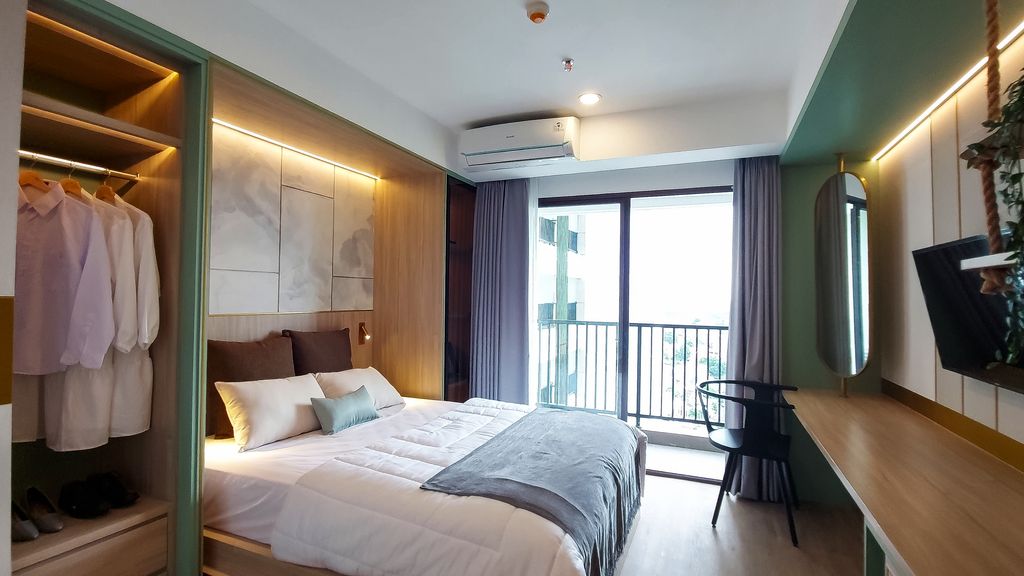 foto tampak rumah tipe STD D perumahan APARTEMEN ANWA RESIDENCE