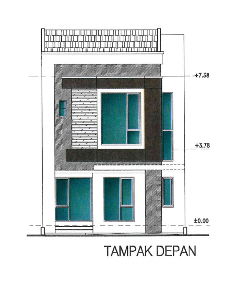 foto tampak rumah tipe Clover perumahan AYODHYA GARDEN - THE TERRACE