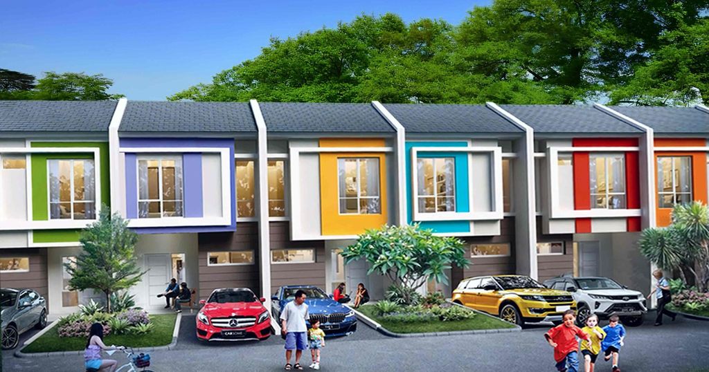 foto tampak rumah tipe GOLD - 62 perumahan THE RICH
