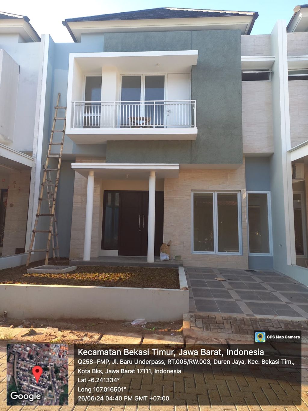 foto tampak rumah tipe B 22 perumahan SPRINGVILLE RESIDENCES