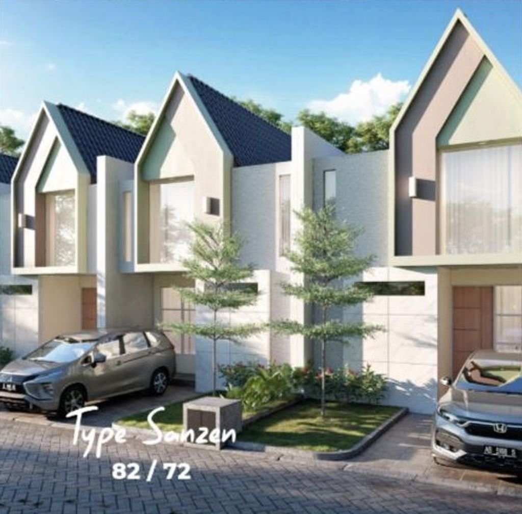 foto tampak rumah tipe 82 KYOTO perumahan CIANJUR ASRI RESIDENCE TAHAP 2