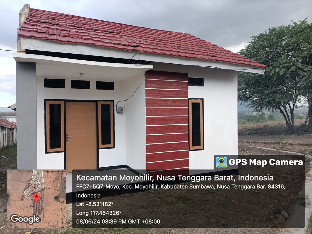 foto tampak rumah tipe 32 perumahan GRAHA MANASA