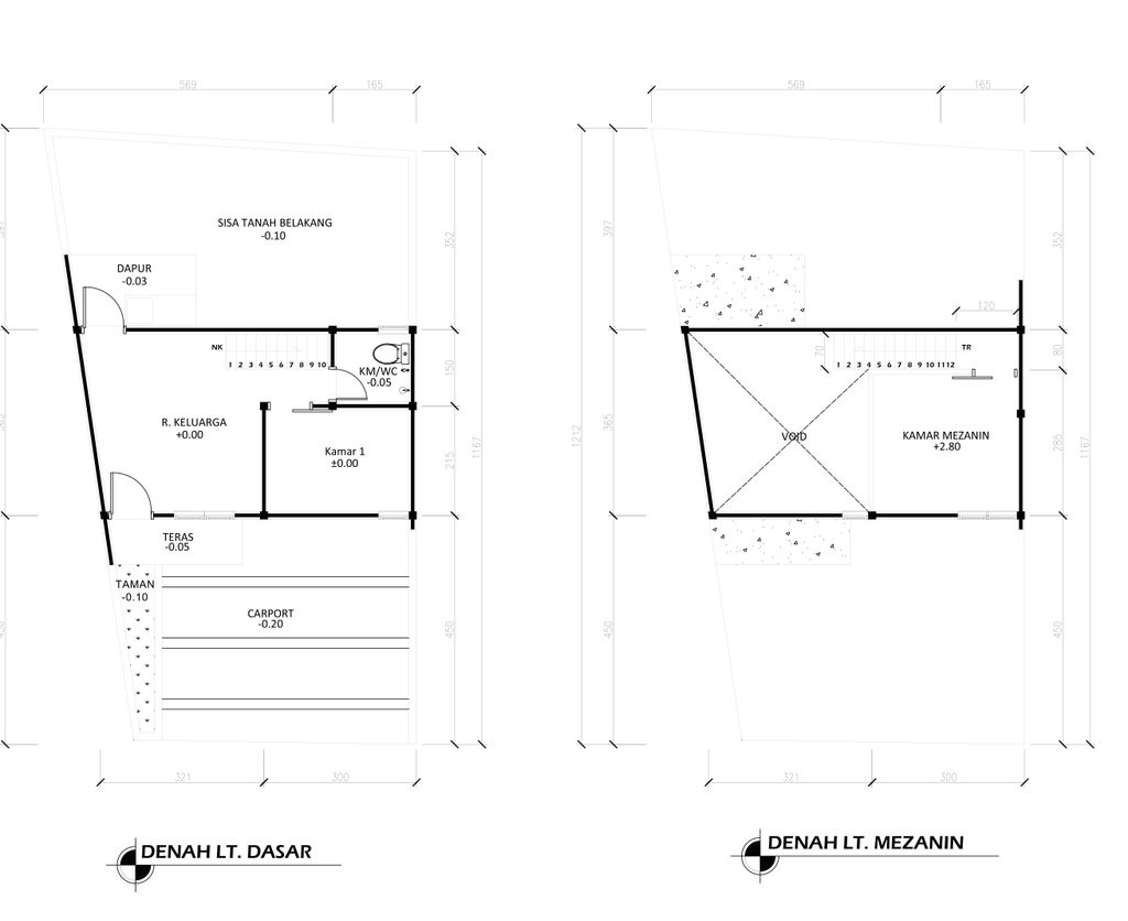 foto denah rumah tipe 36 Mezanin Alegra (427) perumahan G-Land Padalarang Valley