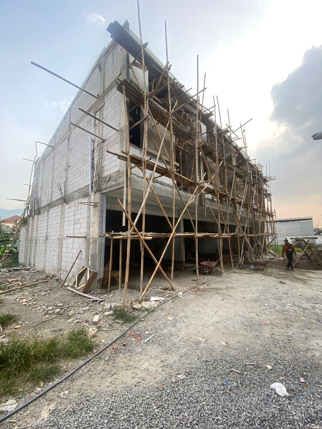 foto posisi tengah perumahan Ruko