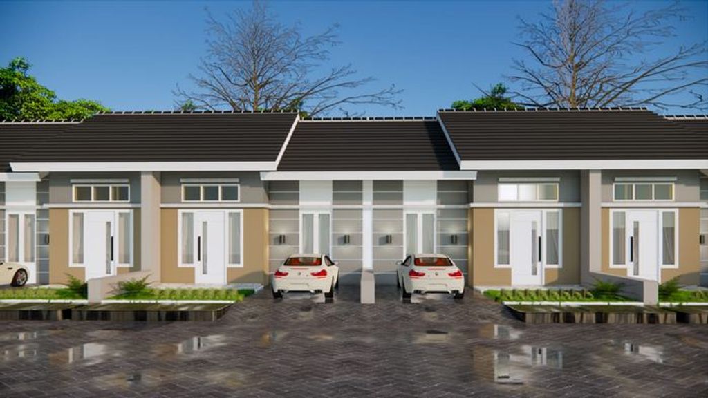 foto tampak rumah tipe 36/60 perumahan BLORA INDAH REGENCY