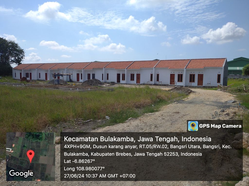 foto posisi tengah perumahan BANGSRI PERMAI
