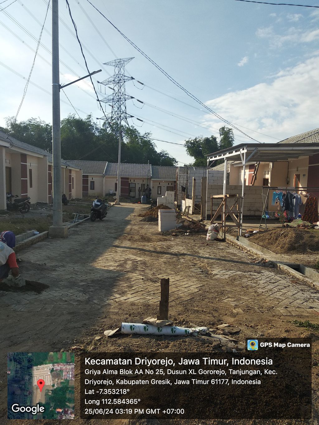 foto posisi tengah perumahan Griya Alma Tahap 2