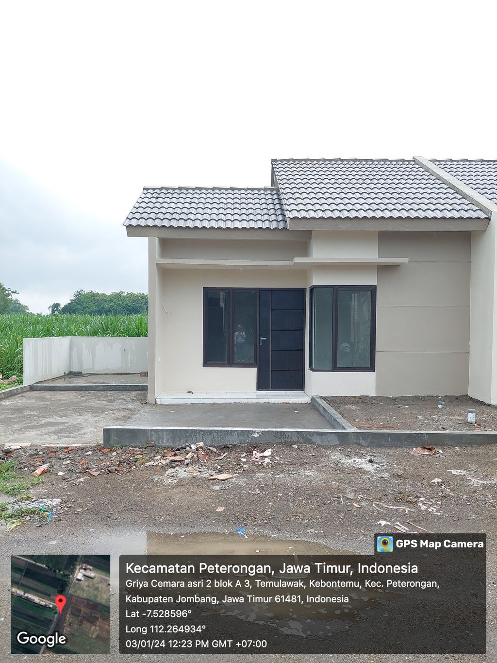 foto tampak rumah tipe Natura Regency 31 perumahan NATURA RESIDENCE