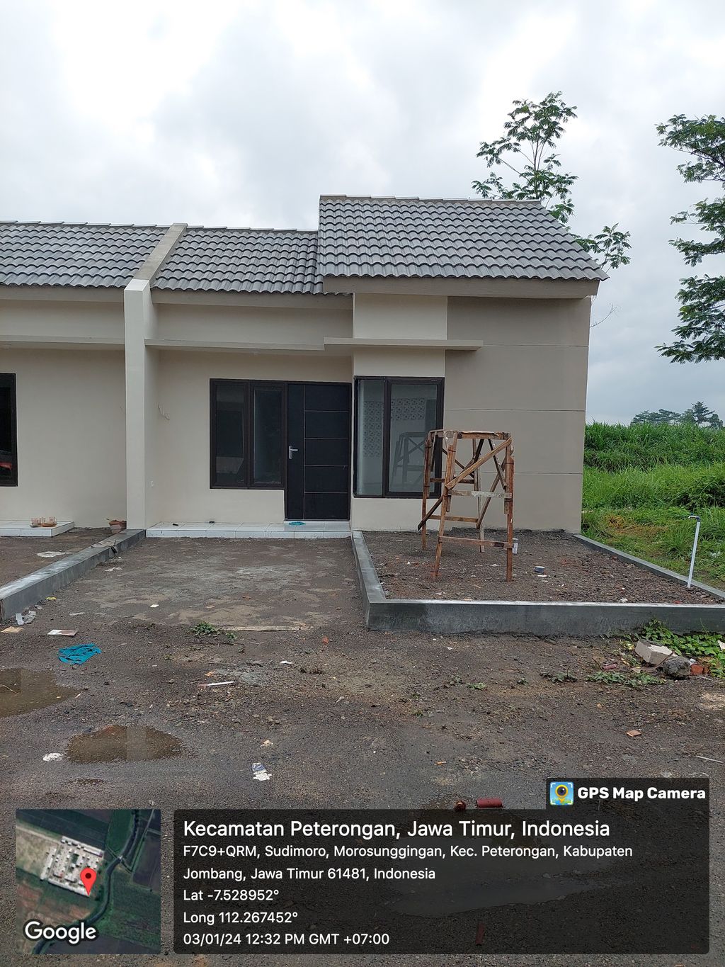 foto tampak rumah tipe Natura Regency 32 perumahan NATURA RESIDENCE