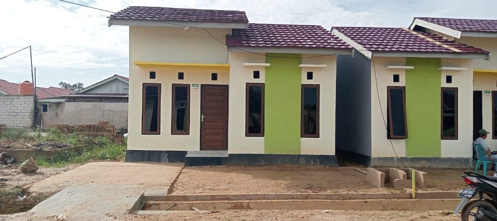 foto tampak rumah tipe Subsidi perumahan Sangatta Tama City 3 Tahap 2