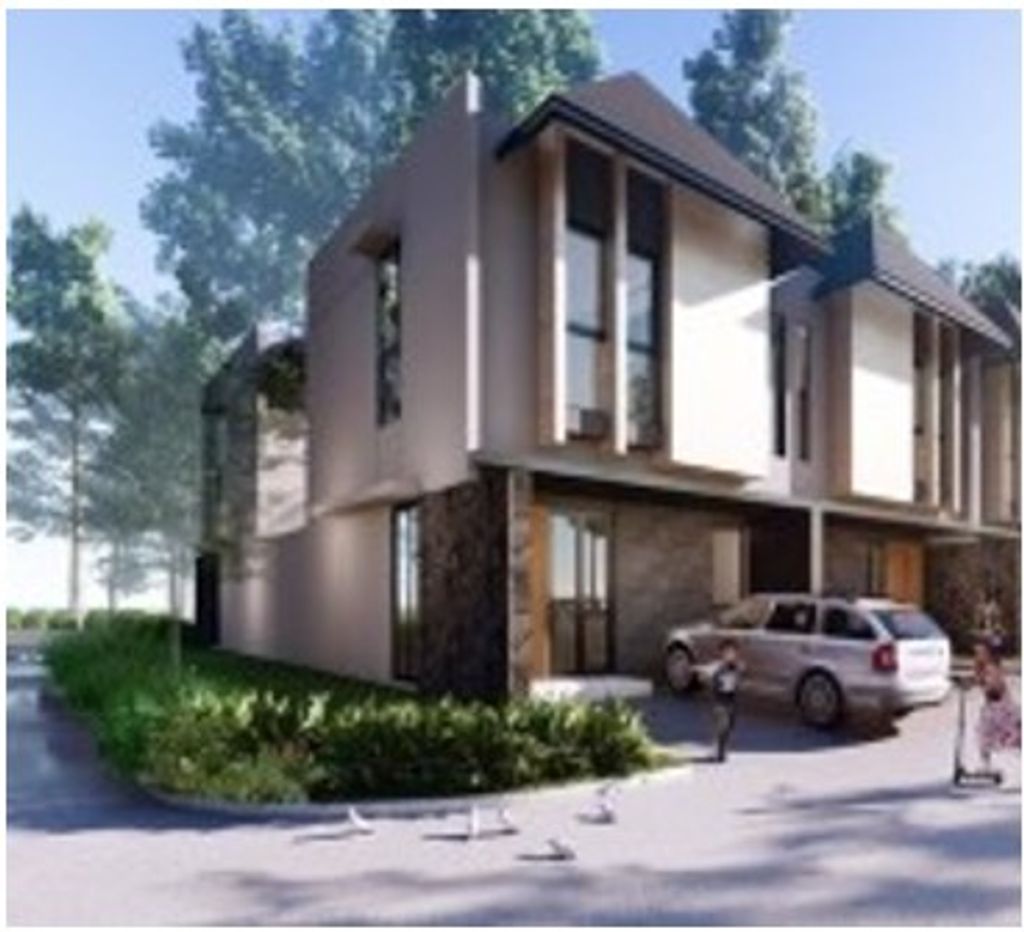foto tampak rumah tipe CASSABLANCA SUDUT perumahan GRIYA CALLA RESIDENCE