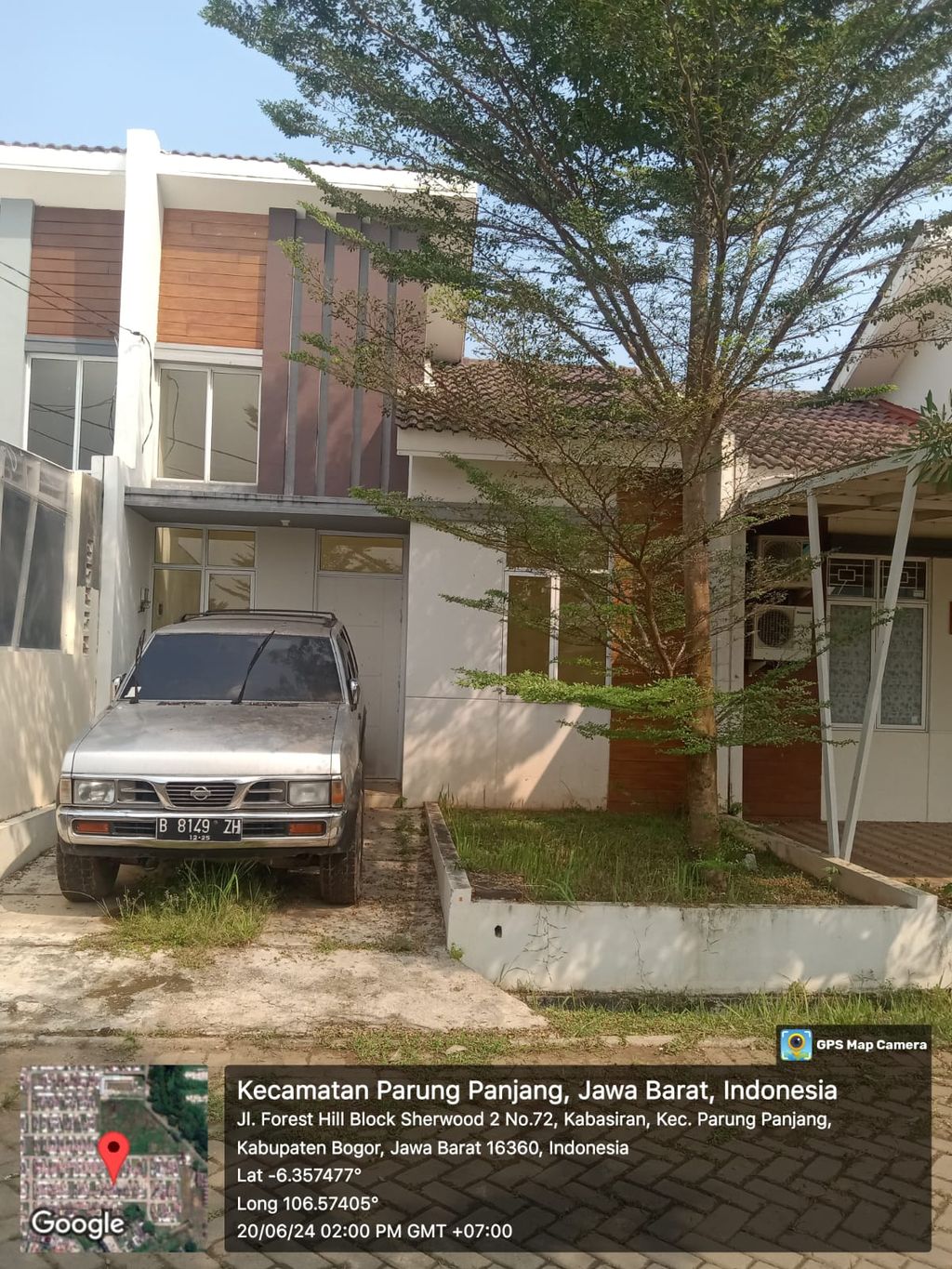 foto tampak rumah tipe SHERWOOD S01-88 perumahan FOREST HILL
