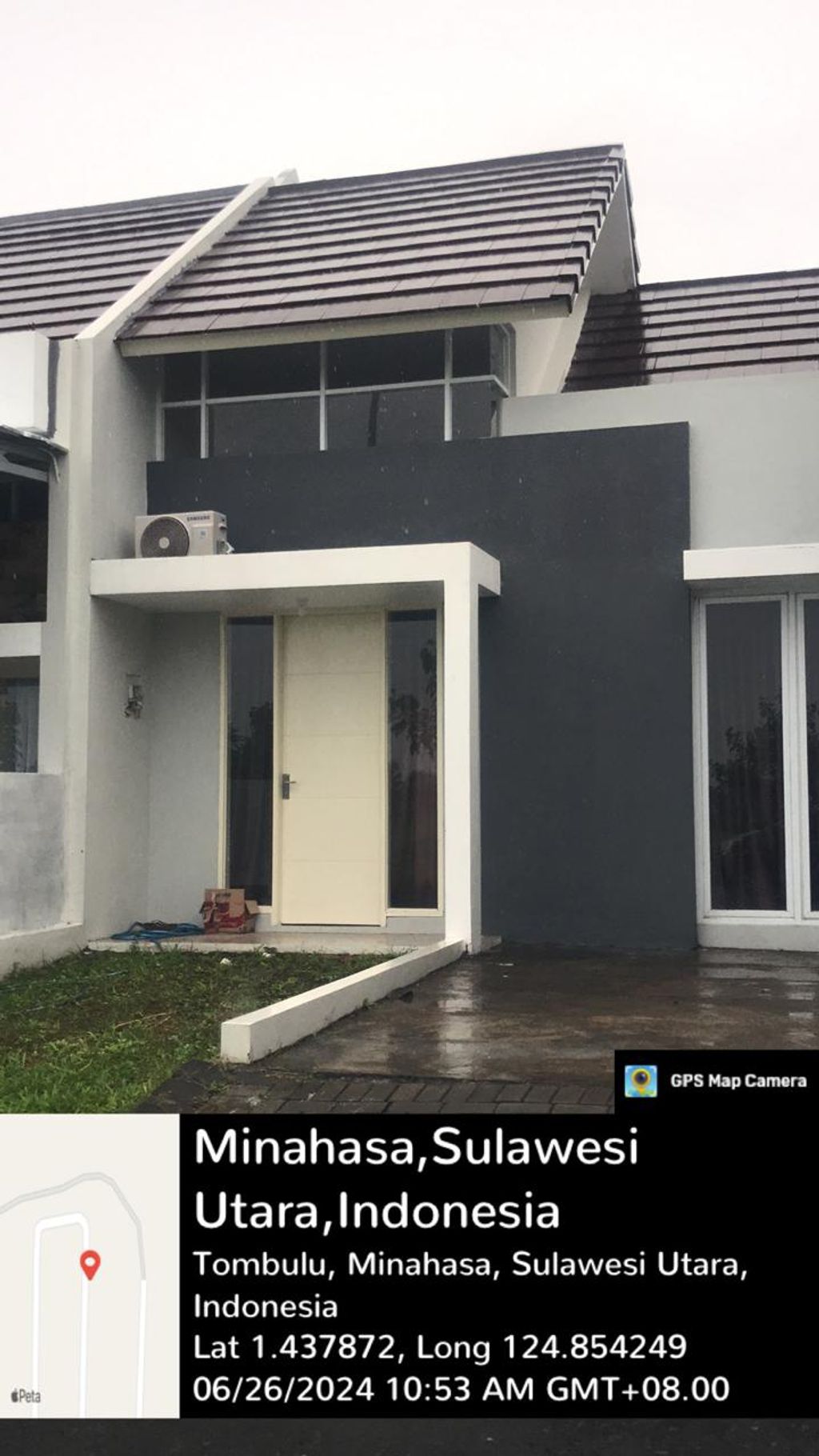 foto tampak rumah tipe ALEXIA STANDAR perumahan CITRALAND AMSTERDAM