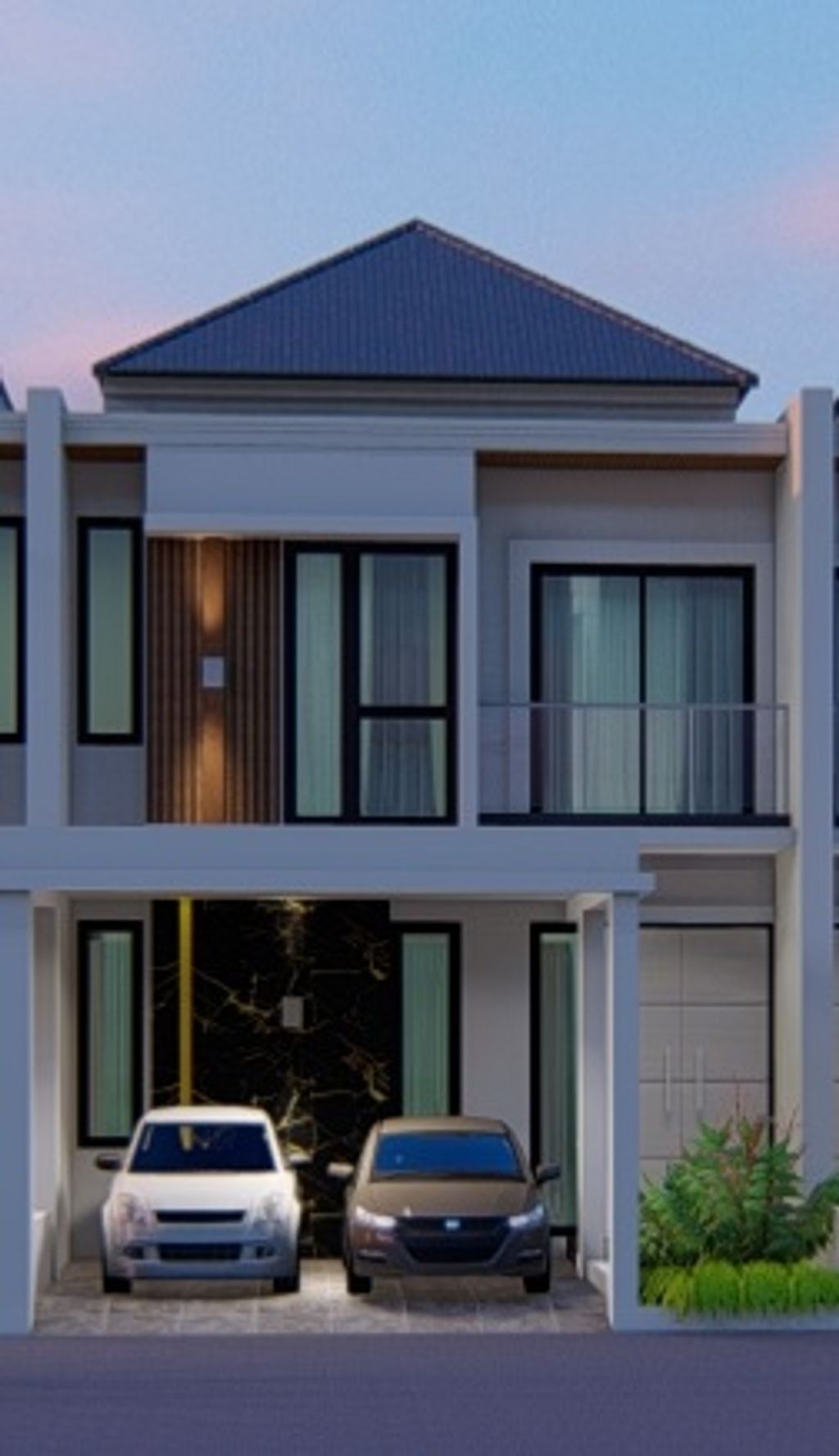 foto tampak rumah tipe 138/118 perumahan GOLDEN CENDRAWASIH RESIDENCE