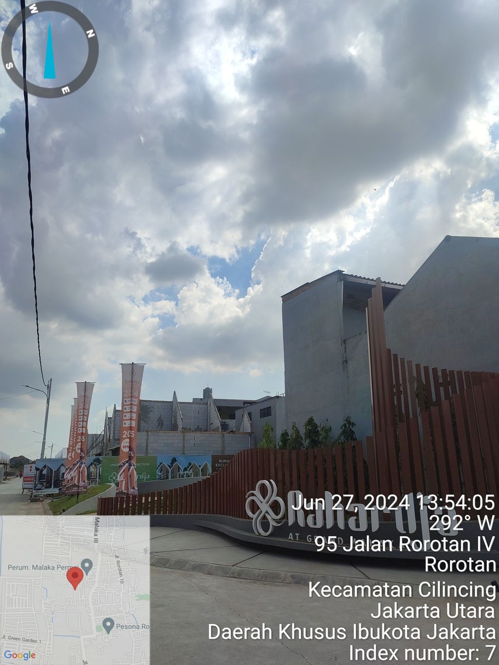 foto gerbang perumahan RAHARDJA AT GRAND MALAKA TAHAP 2