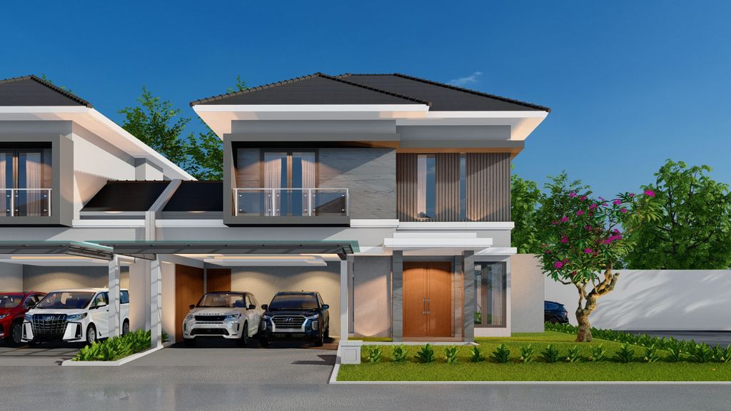 foto tampak rumah tipe PAVILION 12 HOOK perumahan Perumahan Bukit Hijau