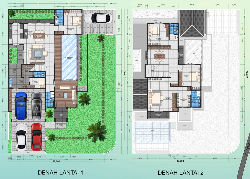foto denah rumah tipe PAVILION 12 HOOK perumahan Perumahan Bukit Hijau