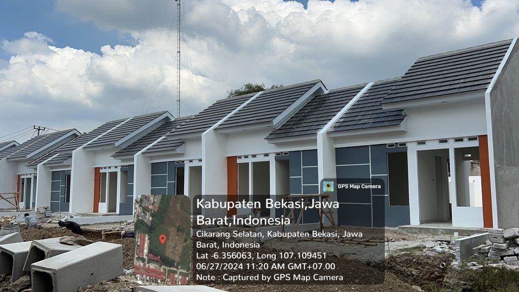 foto posisi tengah perumahan Cipass Garden Residence