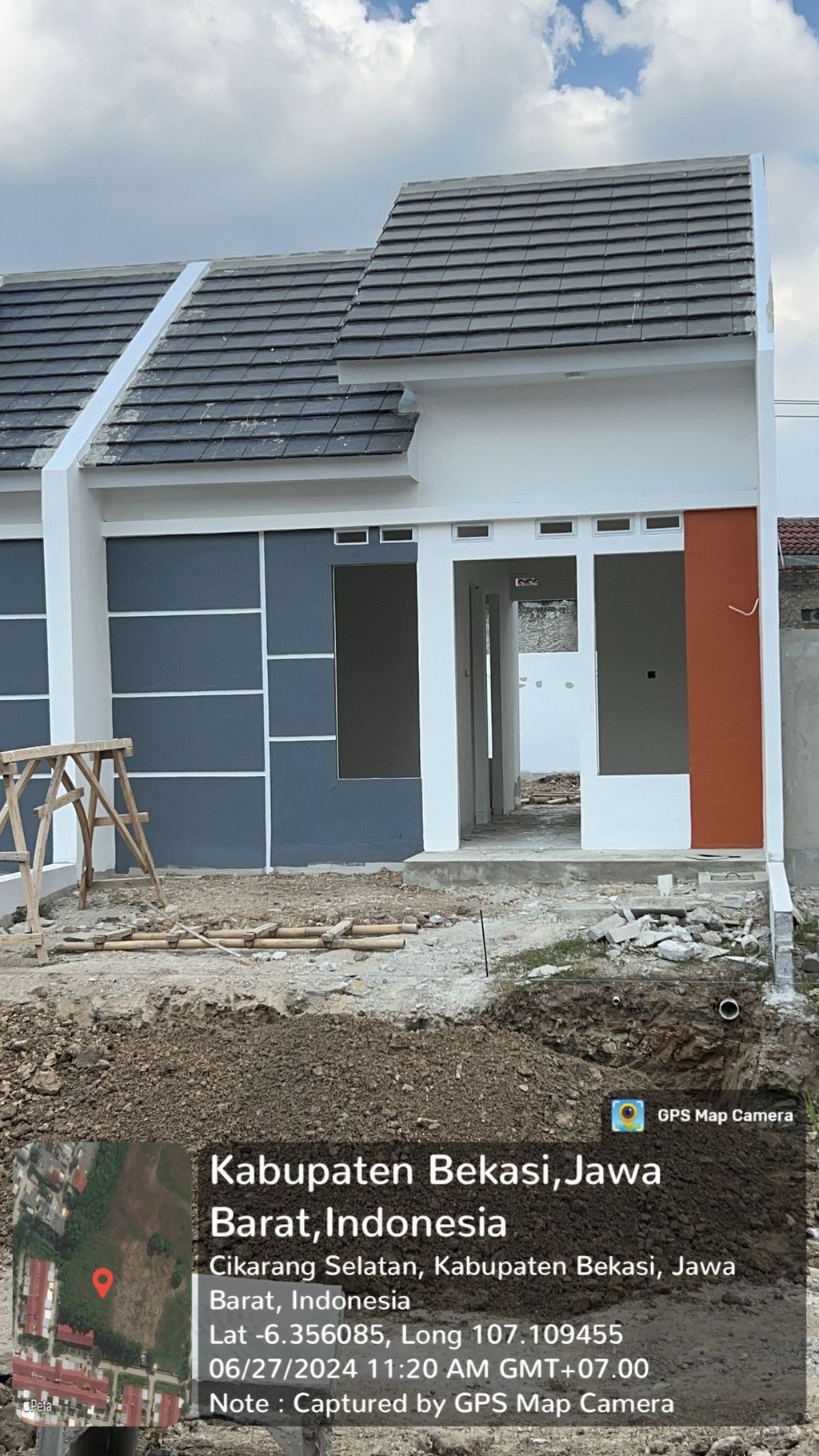 foto contoh rumah perumahan Cipass Garden Residence