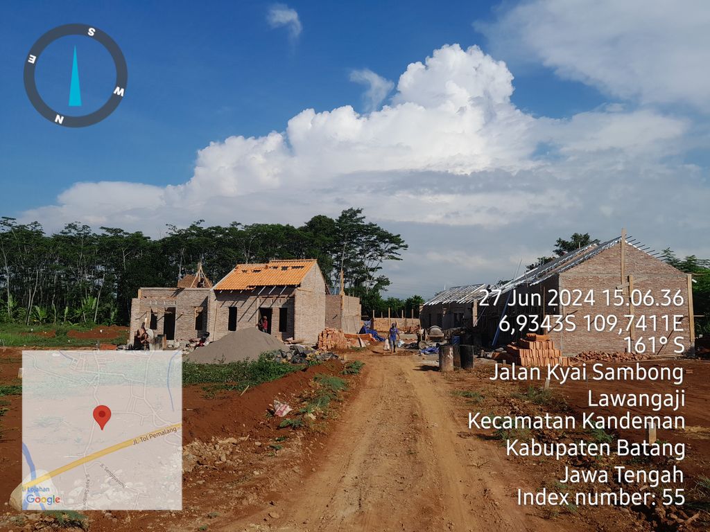 foto posisi tengah perumahan GRIYA KHALISA 2