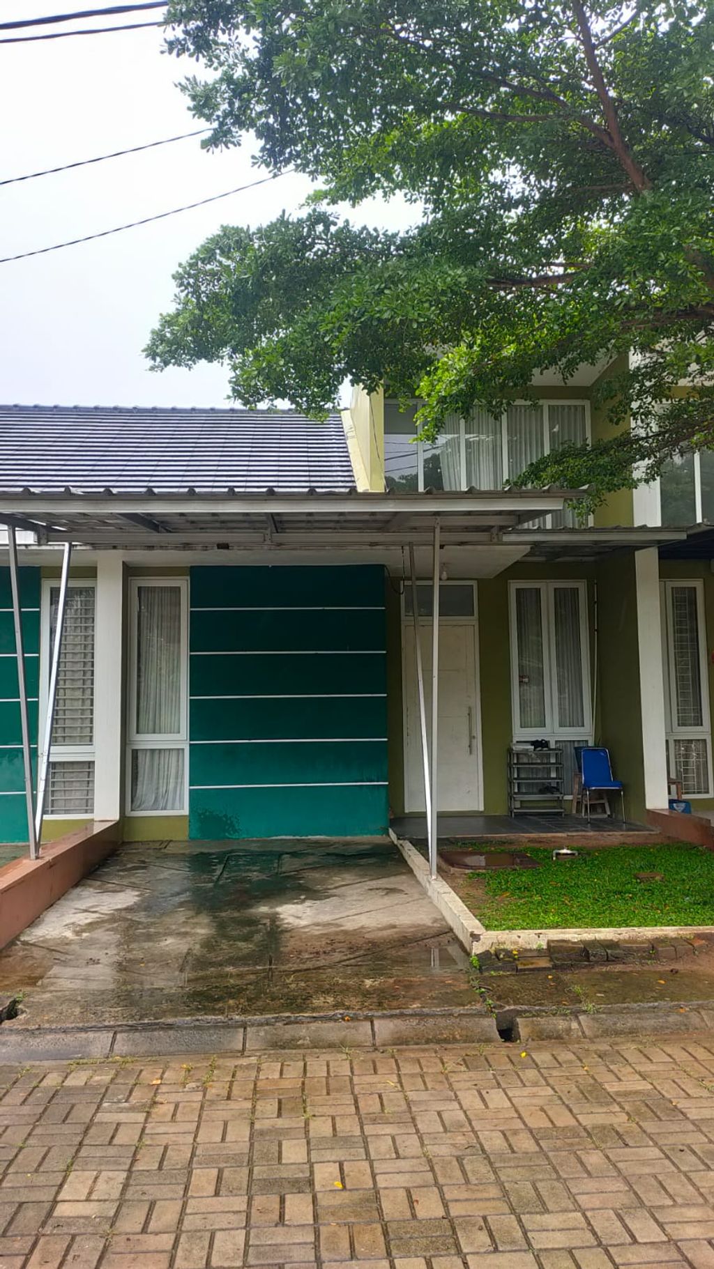foto tampak rumah tipe Aster perumahan Springhill Palembang