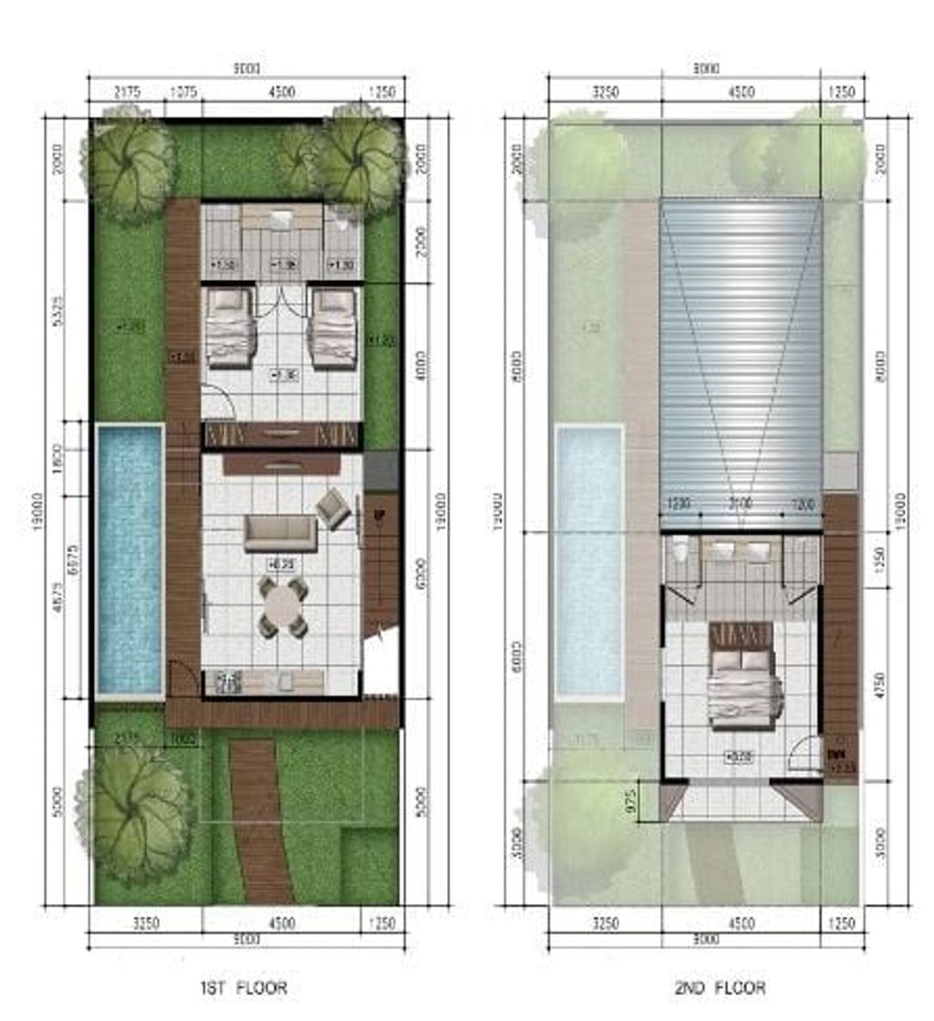 foto denah rumah tipe Carmela perumahan Habitat