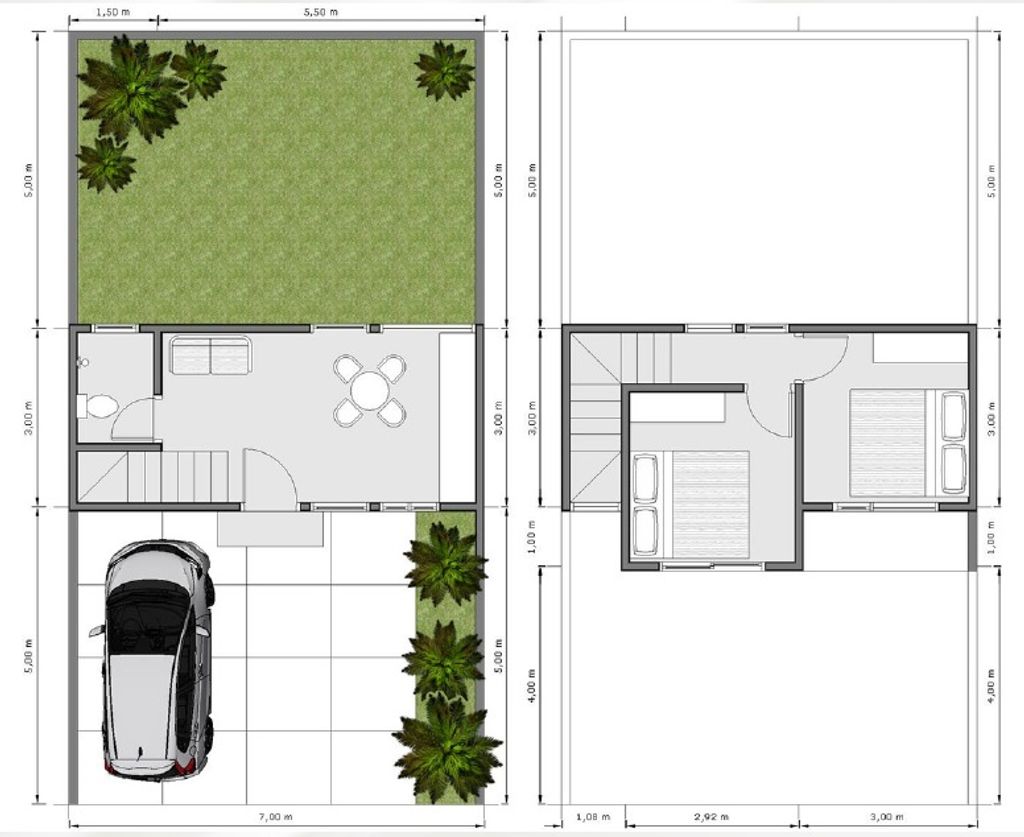 foto denah rumah tipe FLORENCE perumahan Newtown Park