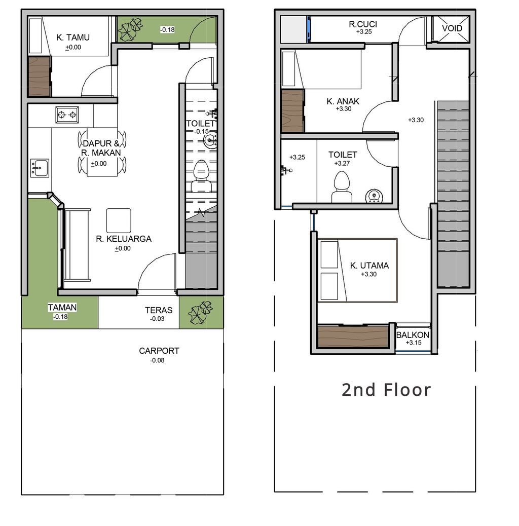 foto denah rumah tipe Blok N No 7 perumahan STELLAR