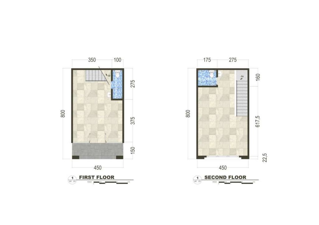 foto denah rumah tipe SOHO Serenade - Panjang 8 Standard perumahan ROYAL RESIDENCE