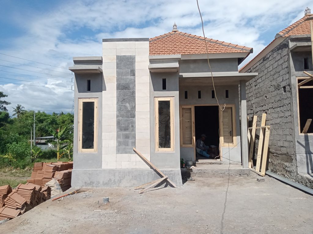 foto tampak rumah tipe subsidi perumahan GRAHA MAS PERTIWI TUKADMUNGGA