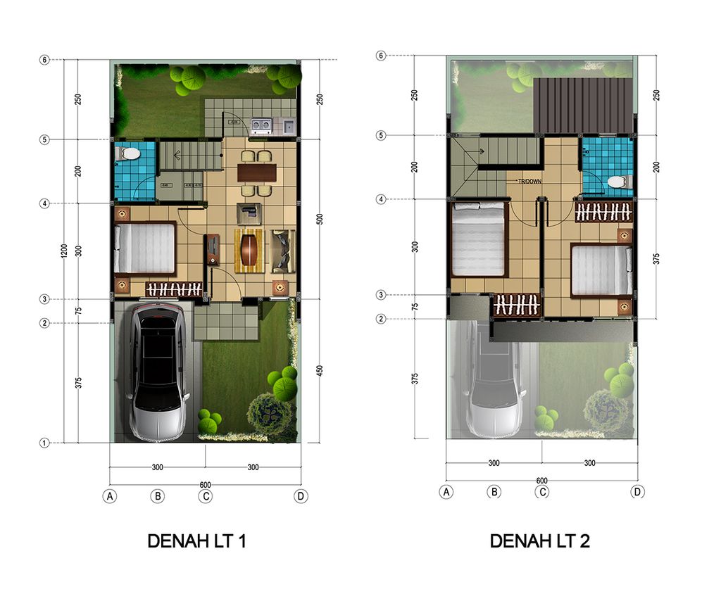 foto denah rumah tipe GRAND EXCEL 140 perumahan Metland Transyogi Cibubur