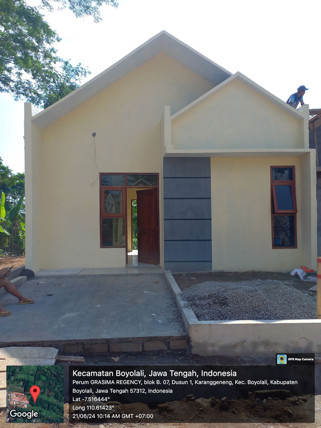 foto tampak rumah tipe SUBSIDI perumahan Nata Residence