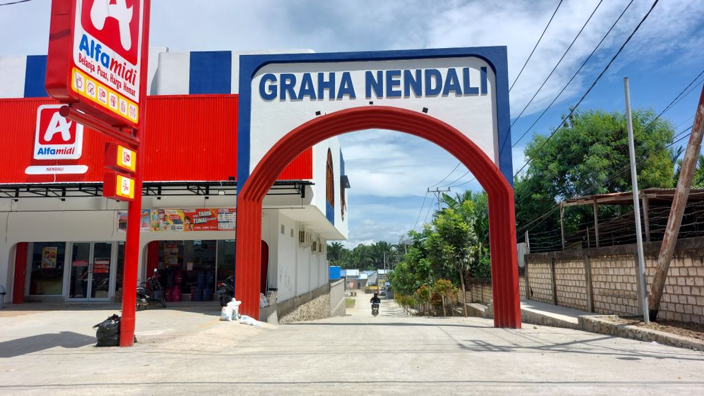 foto gerbang perumahan GRAHA NENDALI 2 TAHAP III