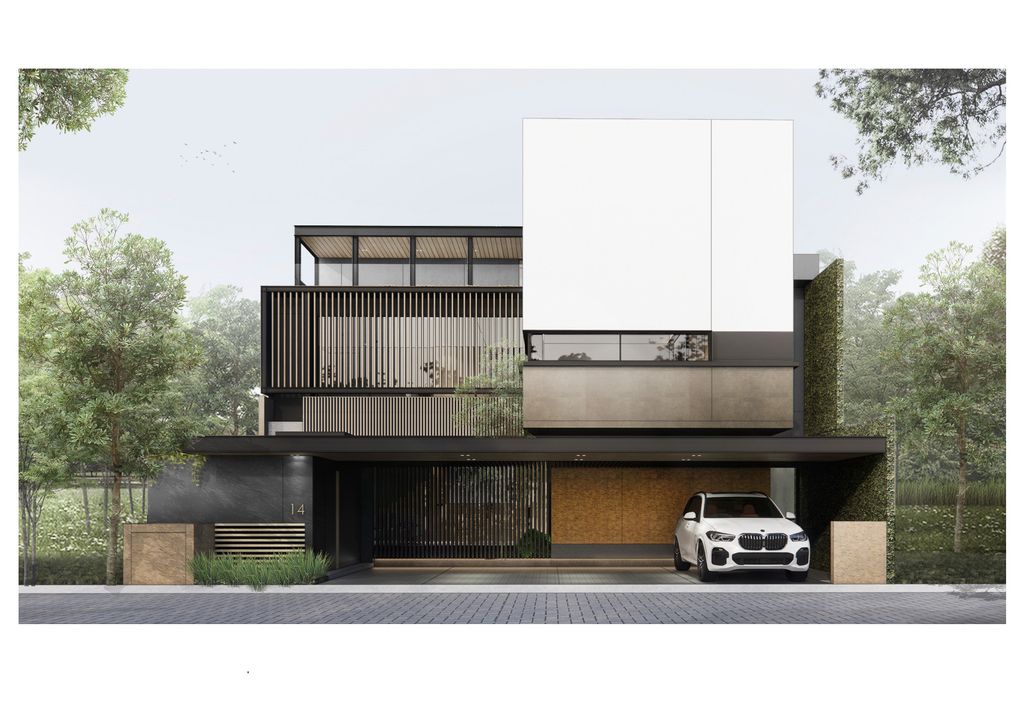 foto tampak rumah tipe RICHMOND perumahan Givency One Tahap IV Medan