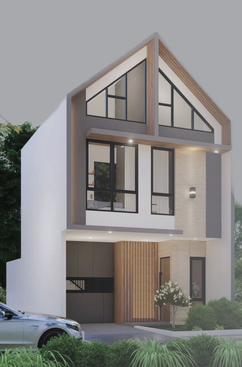 foto tampak rumah tipe 54/72 perumahan BUKIT CIKERETEG INDAH